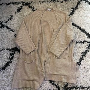 Oversized Cream Cardigan